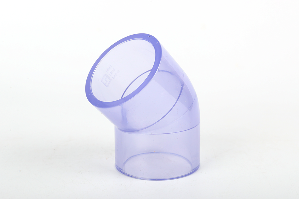 阿巴嘎透明45° 弯头