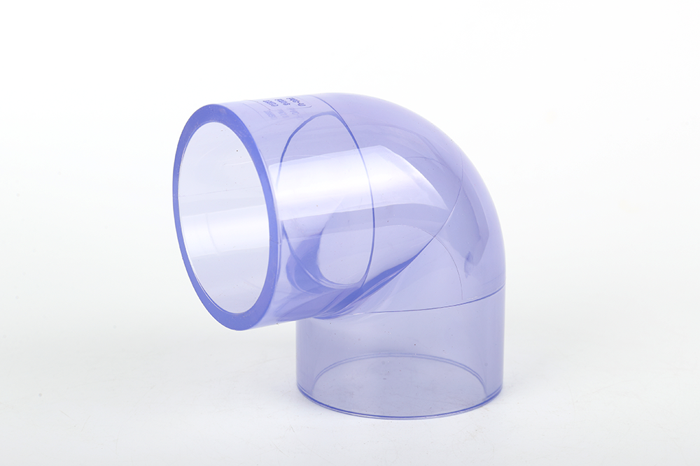 阿巴嘎透明 90 度弯头