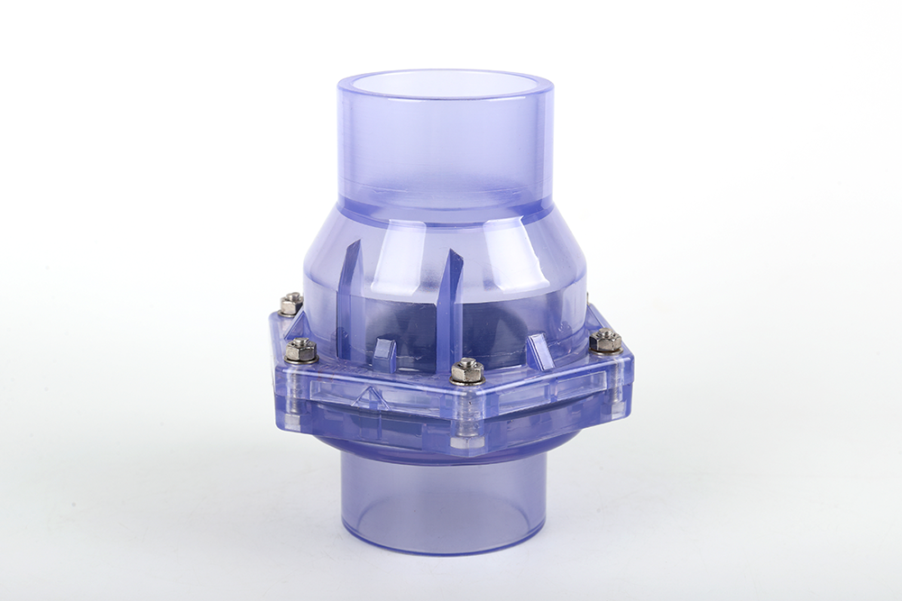 阿巴嘎透明翻板式止回阀